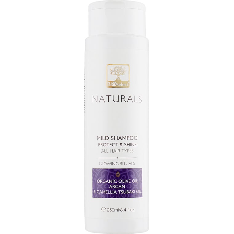 М'який шампунь BIOselect Naturals Mild Shampoo Protect & Shine 250 мл - фото 1