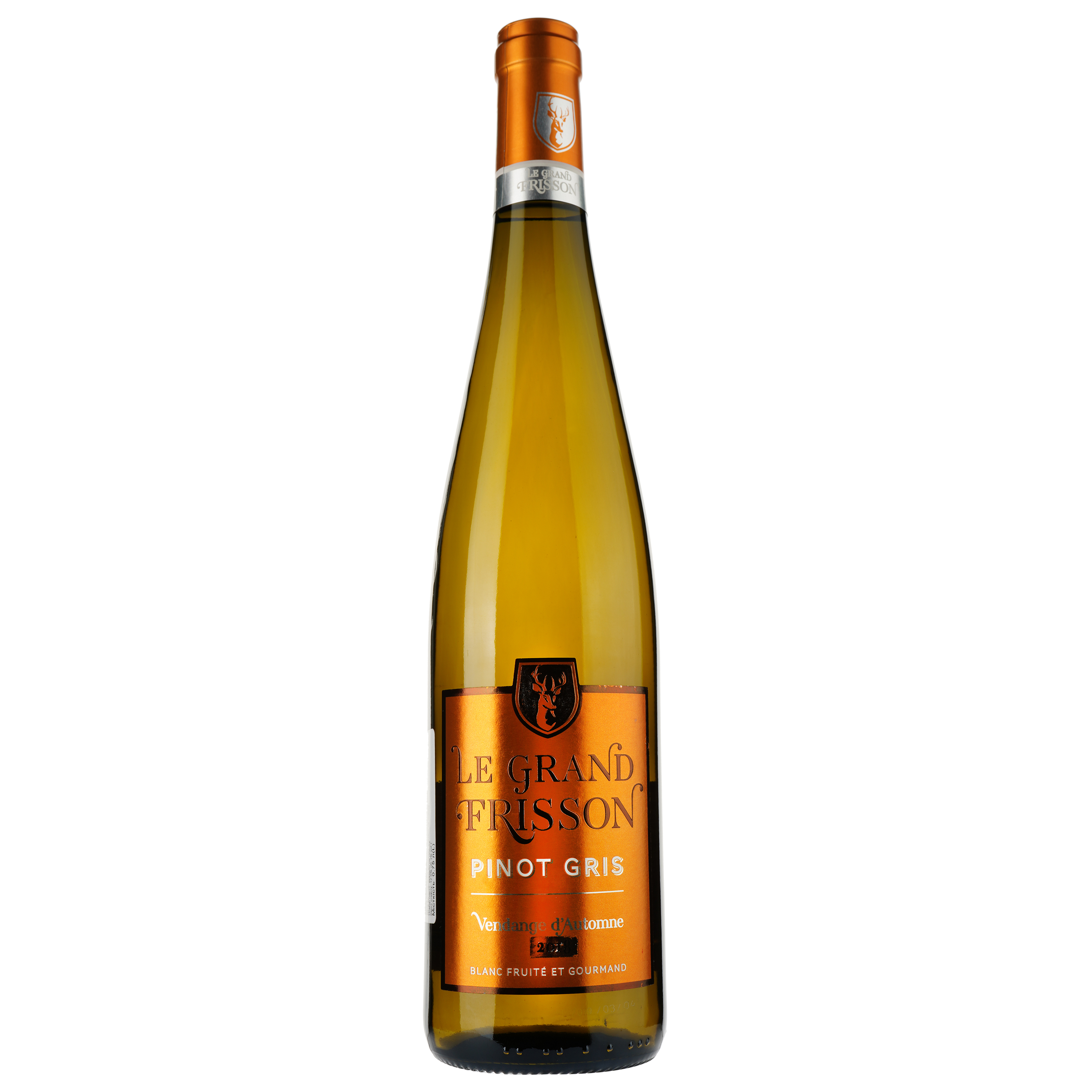 Вино Le Grand Frisson Pinot Gris IGP Pays D'Oc, белое, сухое, 0,75 л - фото 1