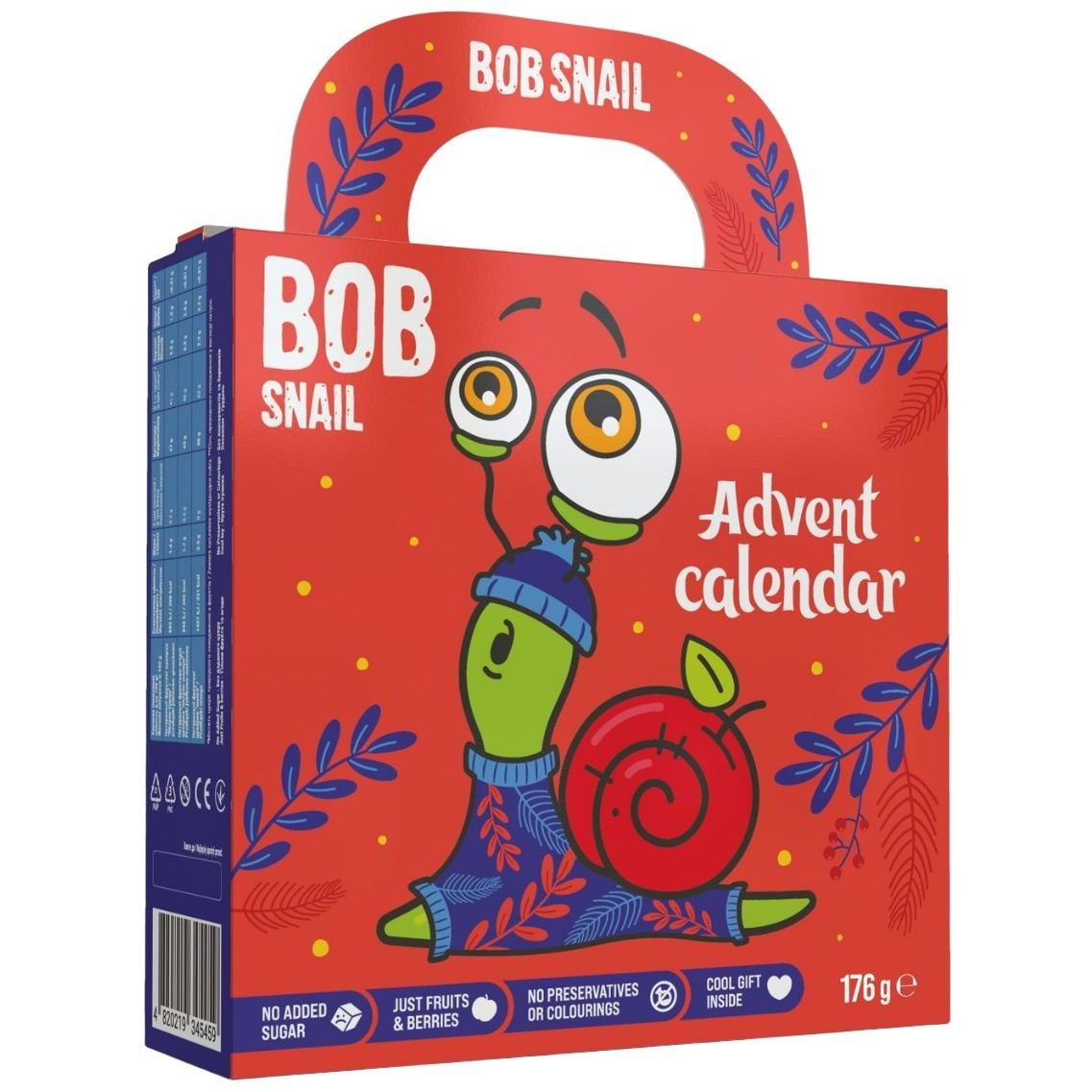 Набір цукерок з іграшкою Різдвяний календар Bob Snail 176 г - фото 1