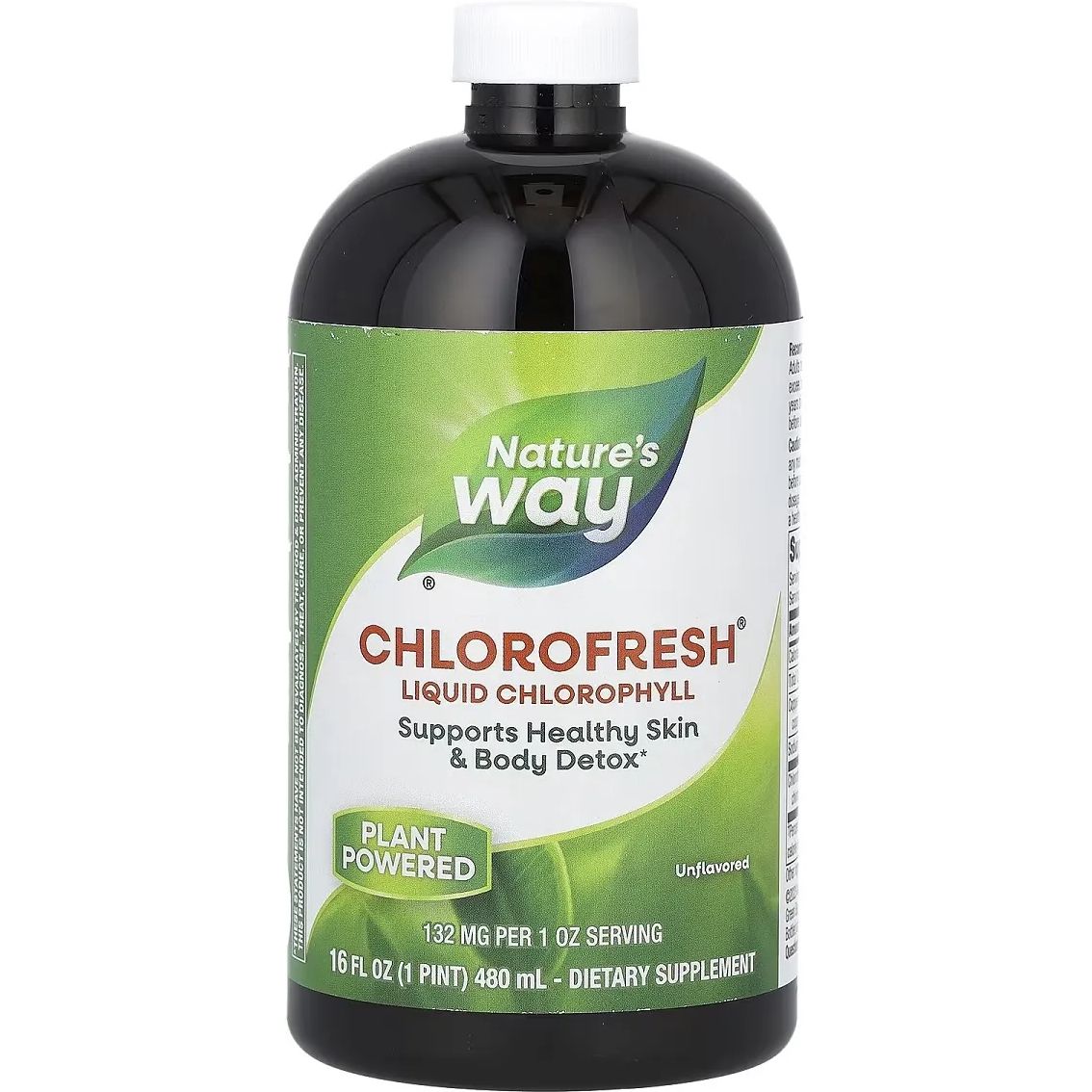 Жидкий хлорофилл Nature's Way Liquid Chlorophyll не ароматизирован 473 мл - фото 1