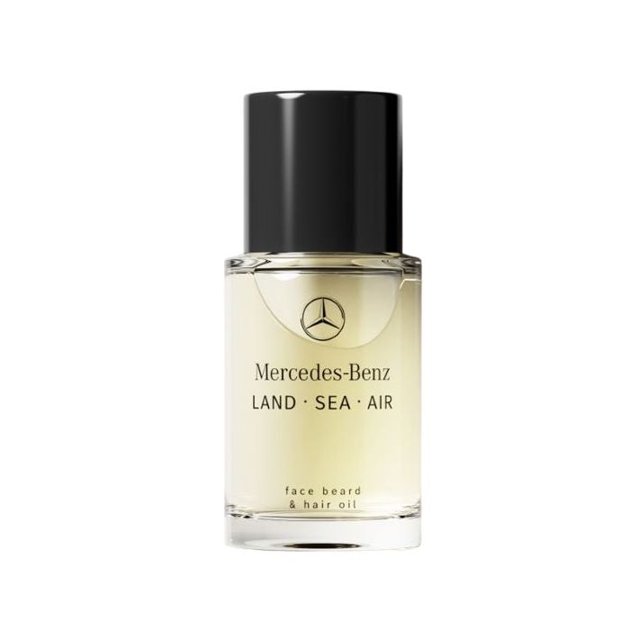 Подарочный набор Mercedes-Benz LSA Sea: Туалетная вода 100 мл + масло для бороды 30 мл + гель для душа твердый 110 г + ароматы Land та Air 2 шт. х 1.5 мл (3595471075291) - фото 4