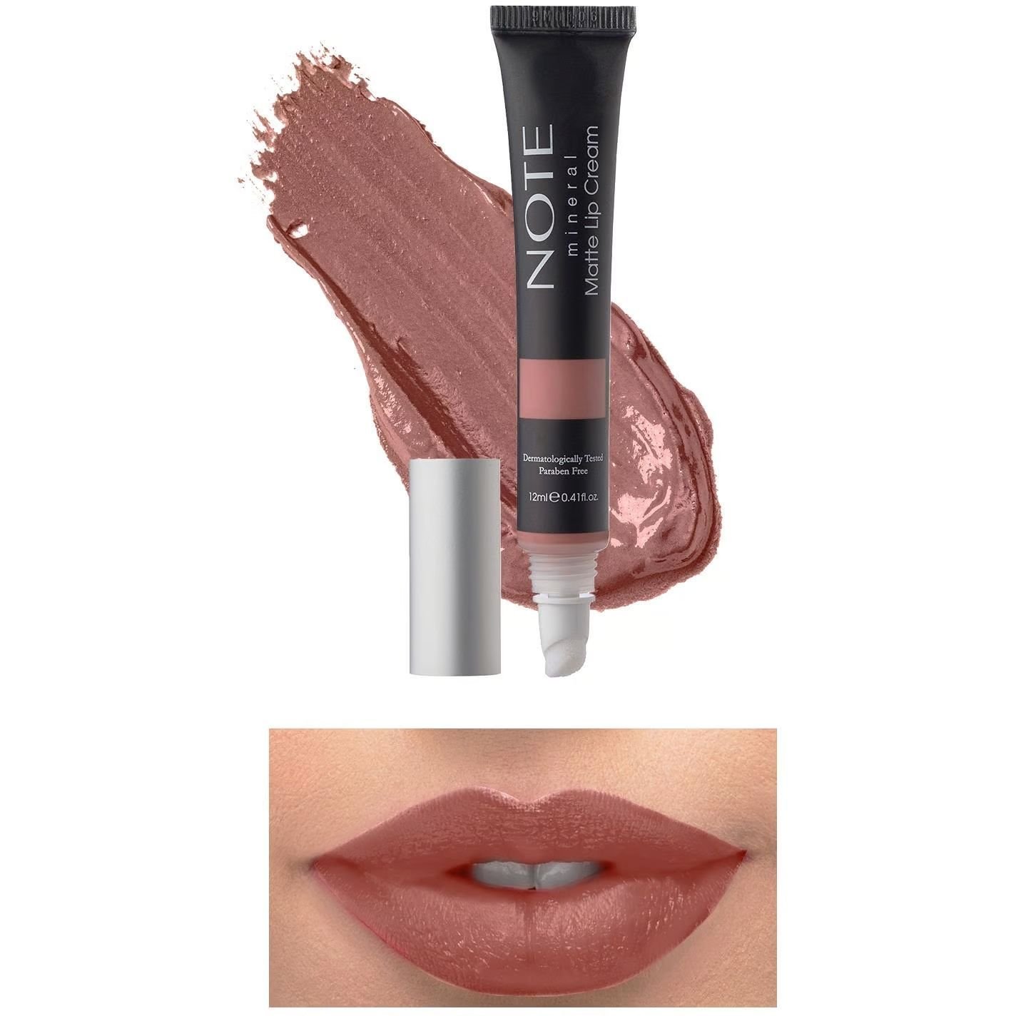 Матовий крем для губ Note Cosmetique Mineral Lip Cream відтінок 01 (Naked Kiss) 12 мл - фото 4