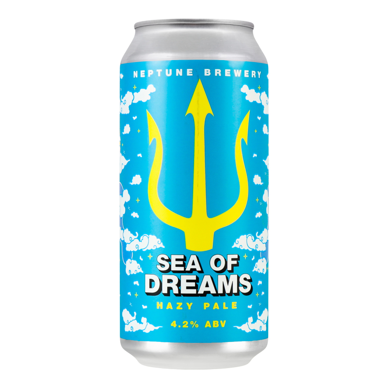 Пиво Neptune Brewery Sea of Dreams світле, 4,2%, з/б, 0,44 л - фото 1