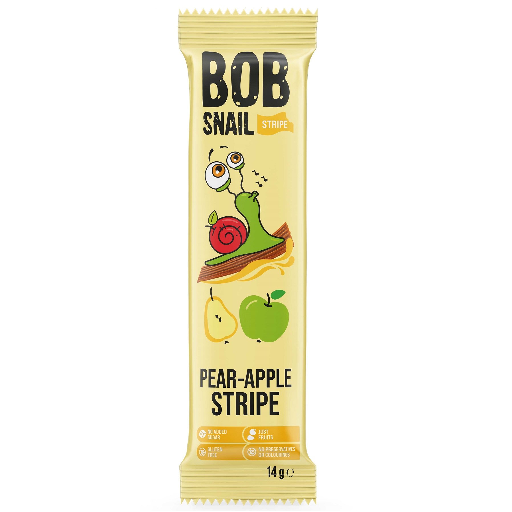 Натуральні цукерки Bob Snail Яблуко-Груша, 14 г - фото 1