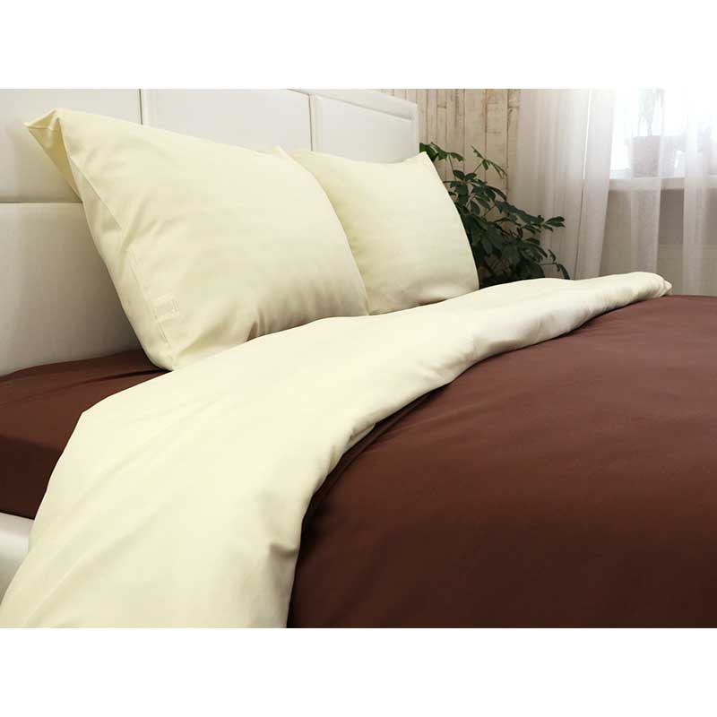 Комплект постельного белья Руно Latte, двуспальный, микрофайбер, коричневый (655.52Latte) - фото 2