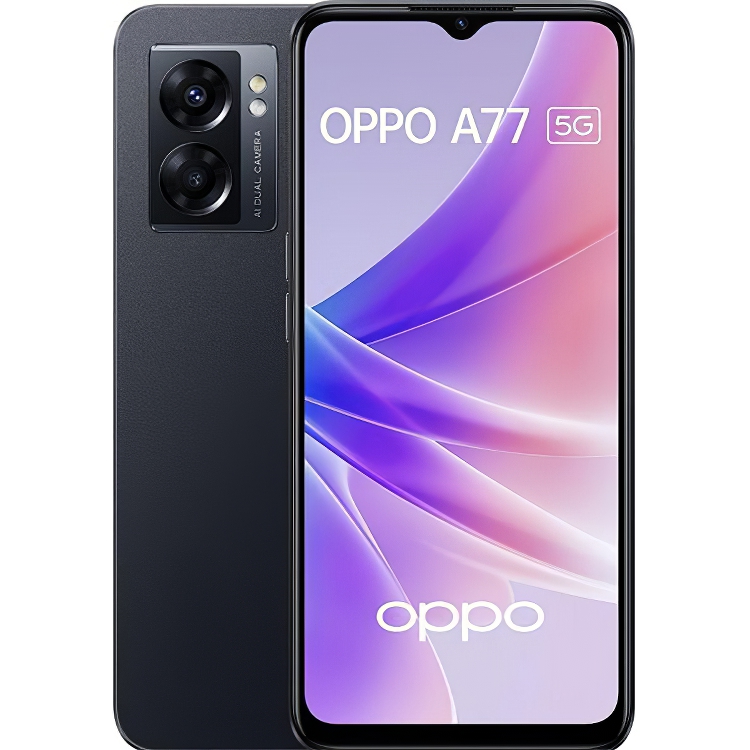 Смартфон Oppo A77 5G 4/64GB Midnight Black - фото 1