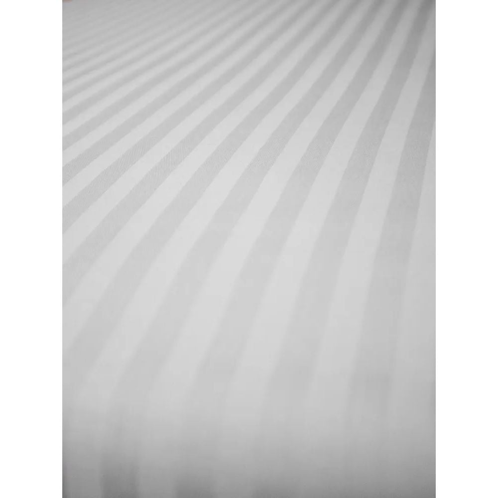 Простирадло на резинці LightHouse Sateen Stripe White 200х90 см біле (603906) - фото 4