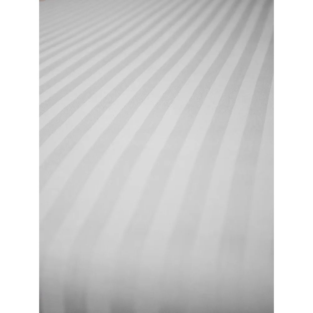 Комплект постільної білизни LightHouse Sateen Stripe White євростандарт білий (603661_2,0) - фото 3