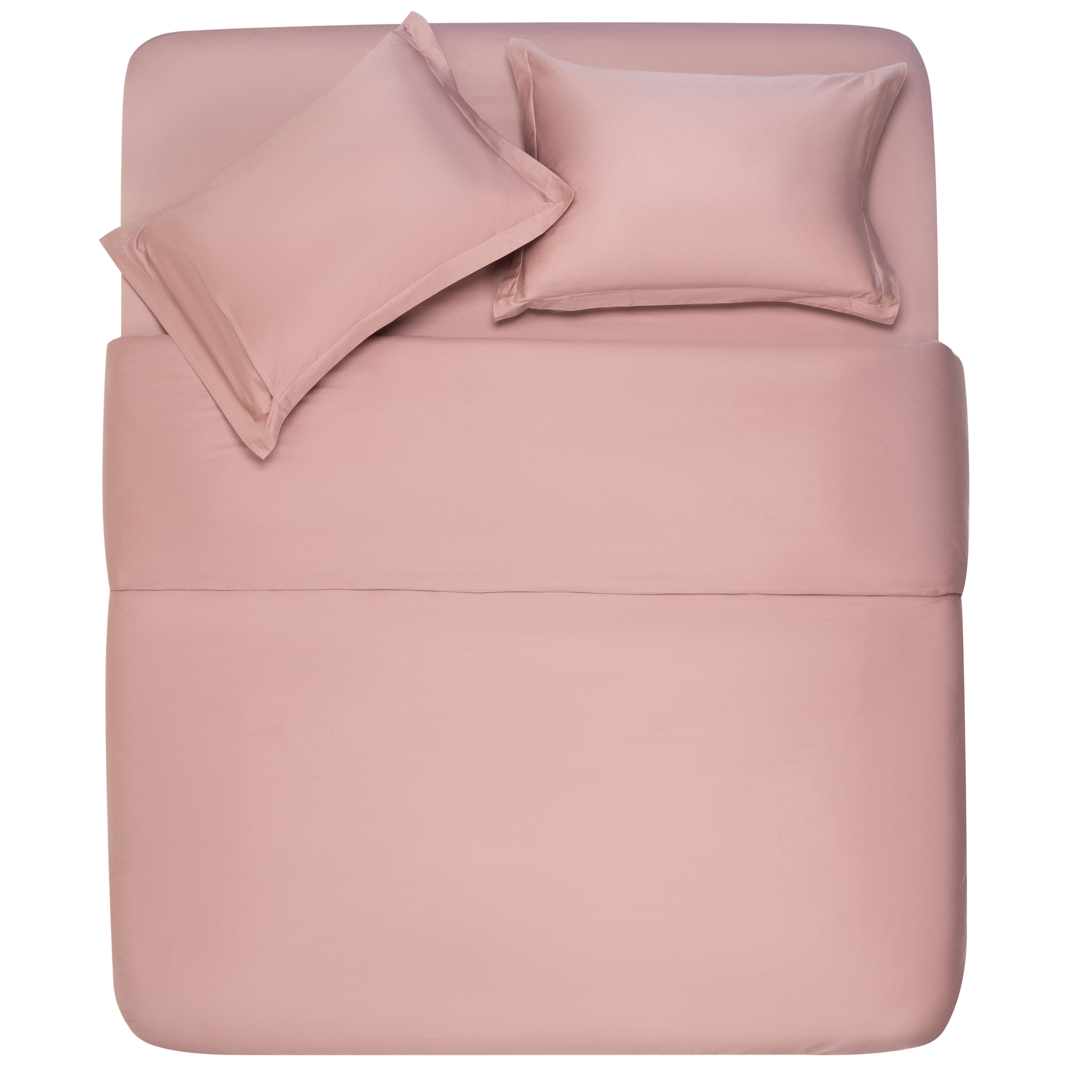 Комплект постільної білизни Ardesto Mix&Match Premium сатин двоспальний євро світло-рожевий (ART2022SU) - фото 7