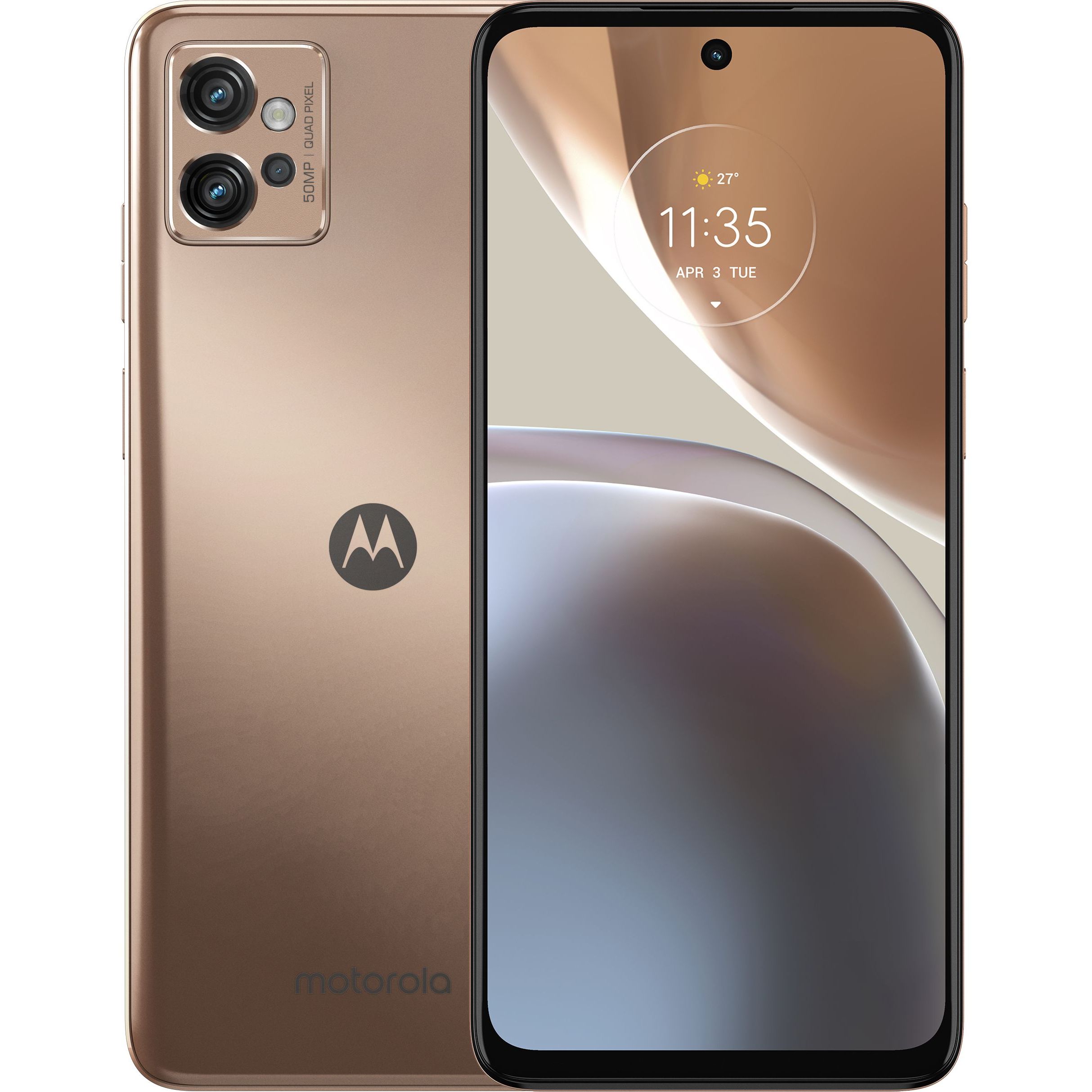 Смартфон Motorola G32 (XT2235-2) 6/128Gb Rose Gold (UA UCRF) - фото 1