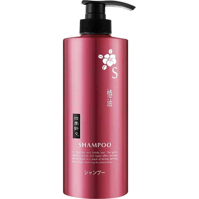 Регенерирующий шампунь Kumano Cosmetics Tsubaki Red Camellia Oil Shampoo 600 мл - фото 1