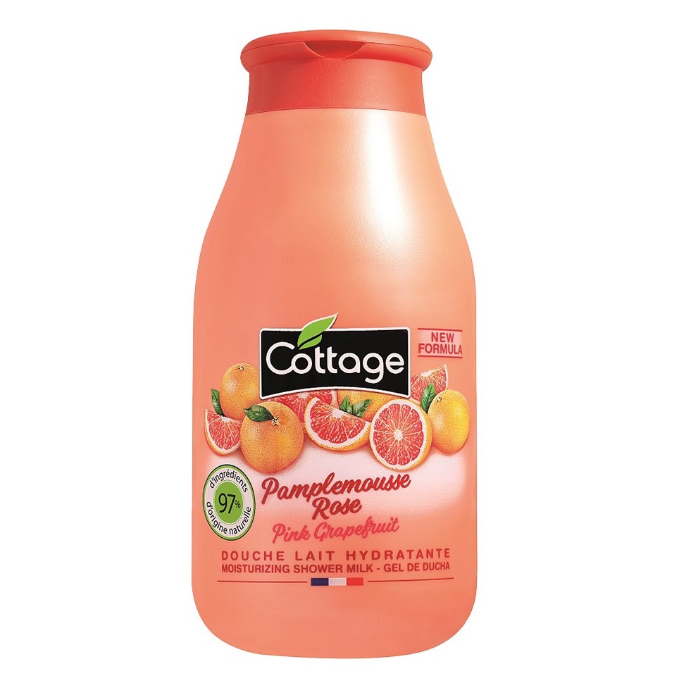 Молочко для душа Cottage Pink Grapefruit увлажняющее, 250 мл - фото 1
