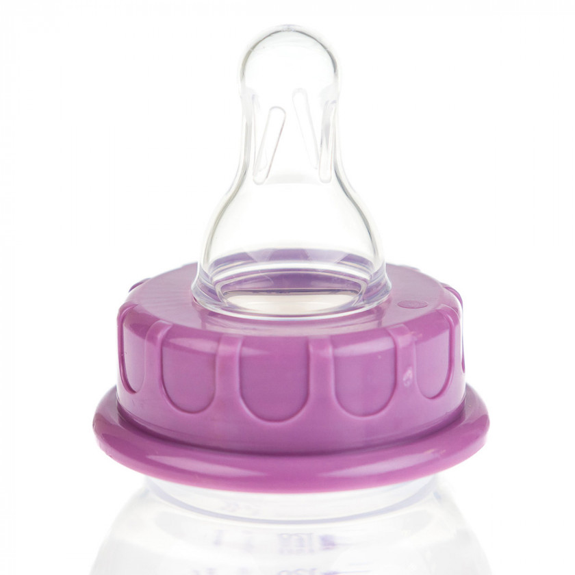 Пляшечка Baby-Nova Декор, 120 мл, рожевий (3960067) - фото 2