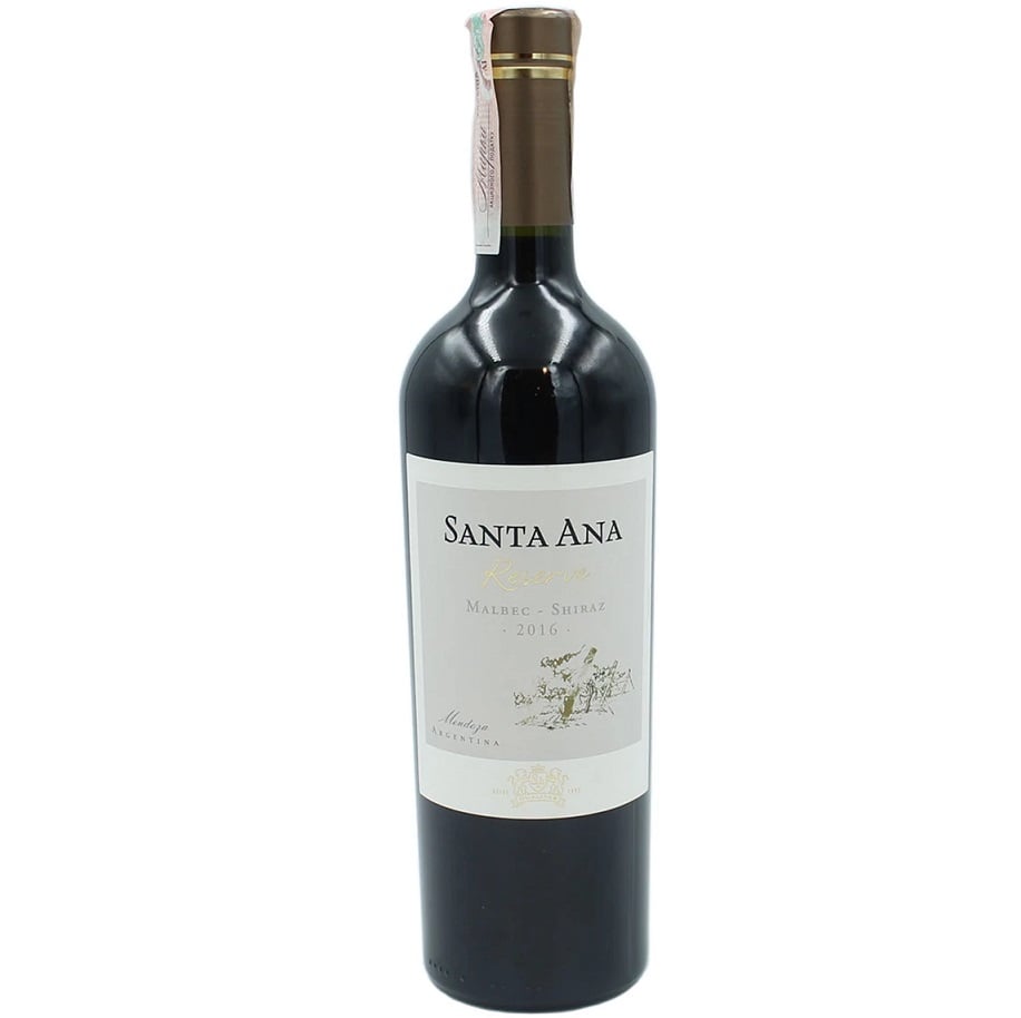 Вино Santa Ana Reserve Malbec Shiraz, красное, сухое, 13,5%, 0,75 л (8000009483354) - фото 1
