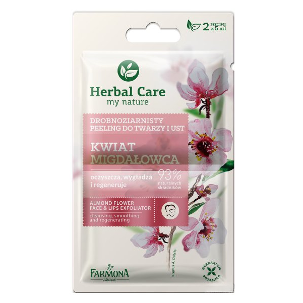 Скраб для лица и губ Farmona Herbal Care Цветок Миндаля, 10 мл - фото 1