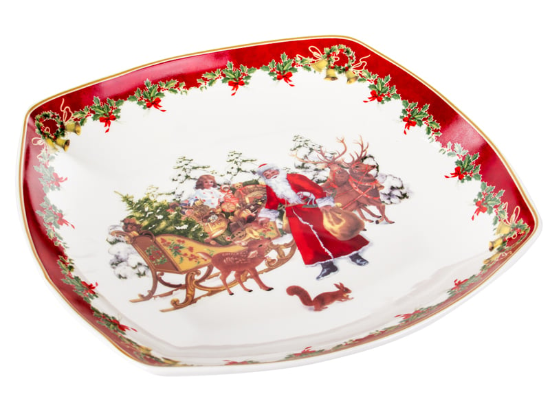 Салатник Lefard Christmas Collection, порцеляна, 33х5 см (986-130) - фото 2