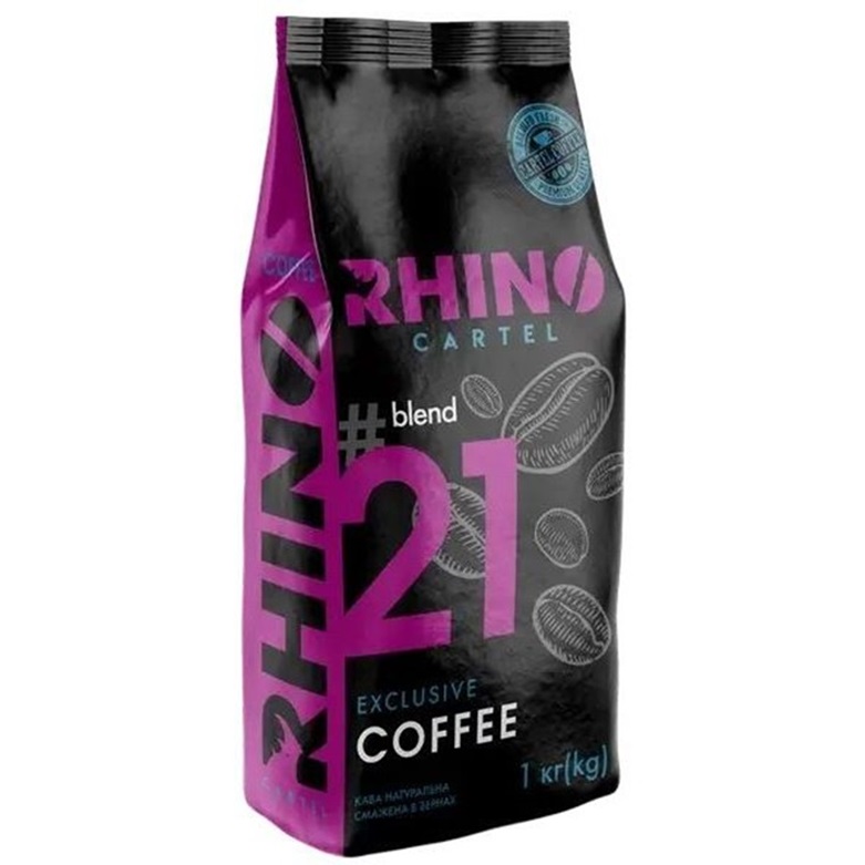 Кофе в зернах Rhino Blend 21 Exclusive 1 кг - фото 1