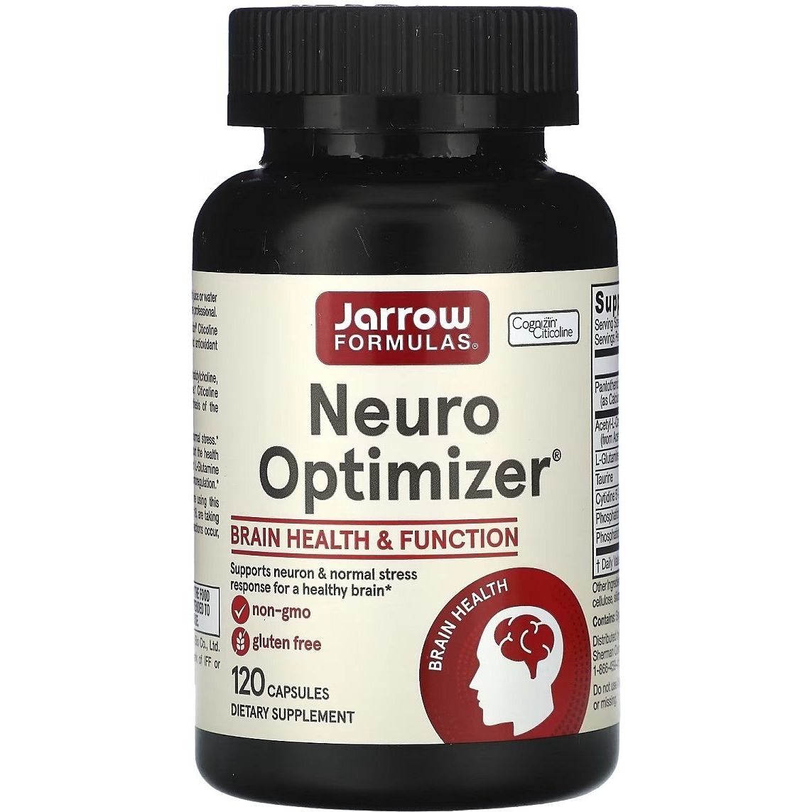 Добавка для нормалізації роботи мозку Jarrow Formulas Neuro Optimizer 120 капсул - фото 1