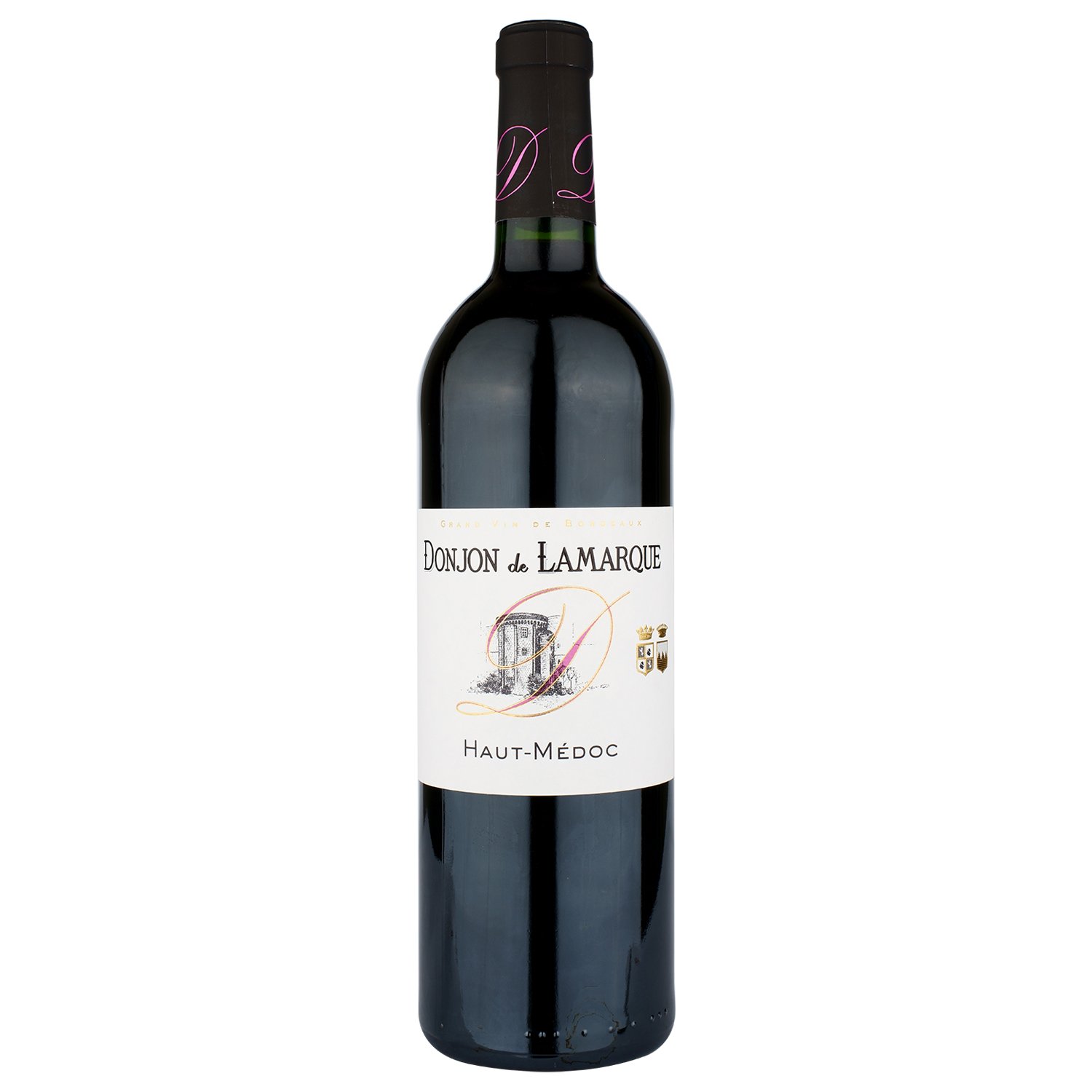 Вино Donjon de Lamarque Haut-Medoc, красное, сухое, 0,75 л (R4147) - фото 1
