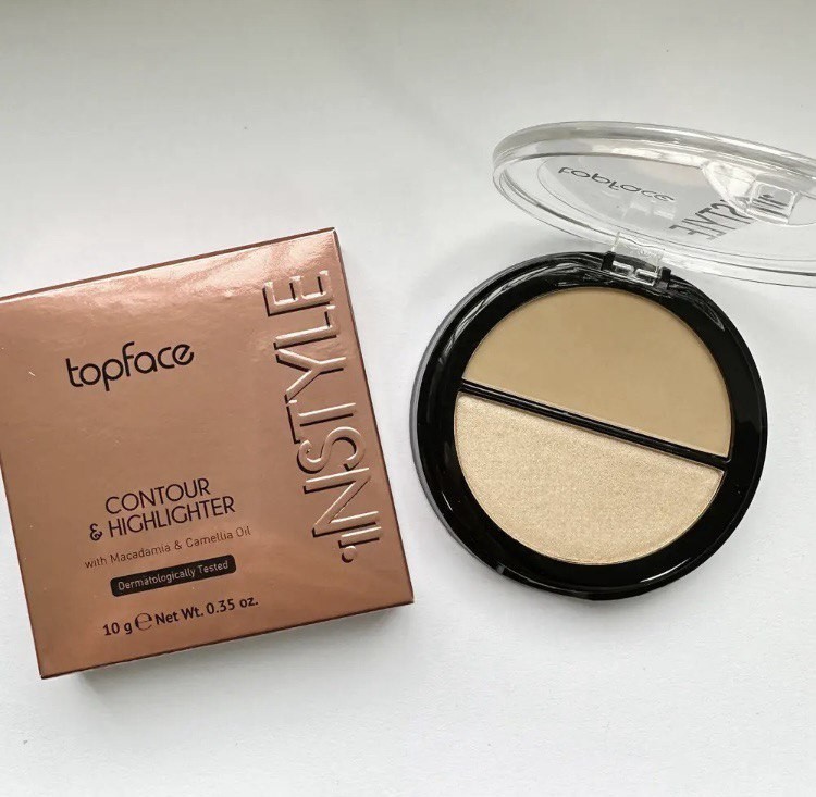 Контур-хайлайтер TopFace Instyle Contour & Highlighter PT262 тон 004 10 г - фото 3