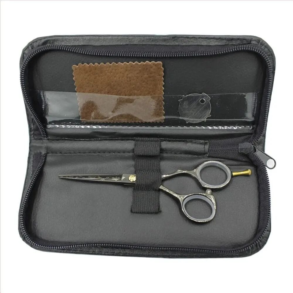 Ножницы парикмахерские SPL, 5.5 дюймов, черные - фото 3