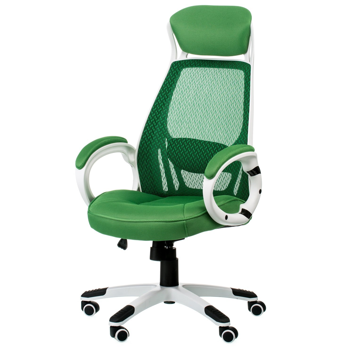 Крісло офісне Special4you Briz зелений з білим (E0871) - фото 1