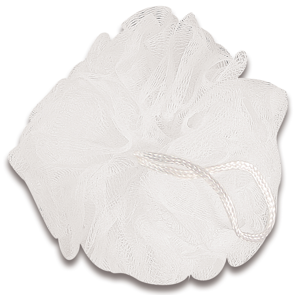 Мочалка для душа и мягкого массажа Titania, белый (9107 бел) - фото 1