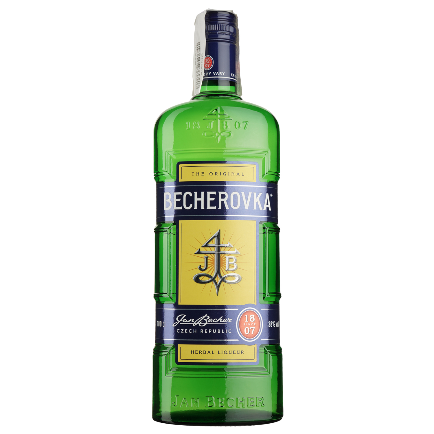 Ликерная настойка на травах Becherovka, 38%, 1 л (3925) - фото 1