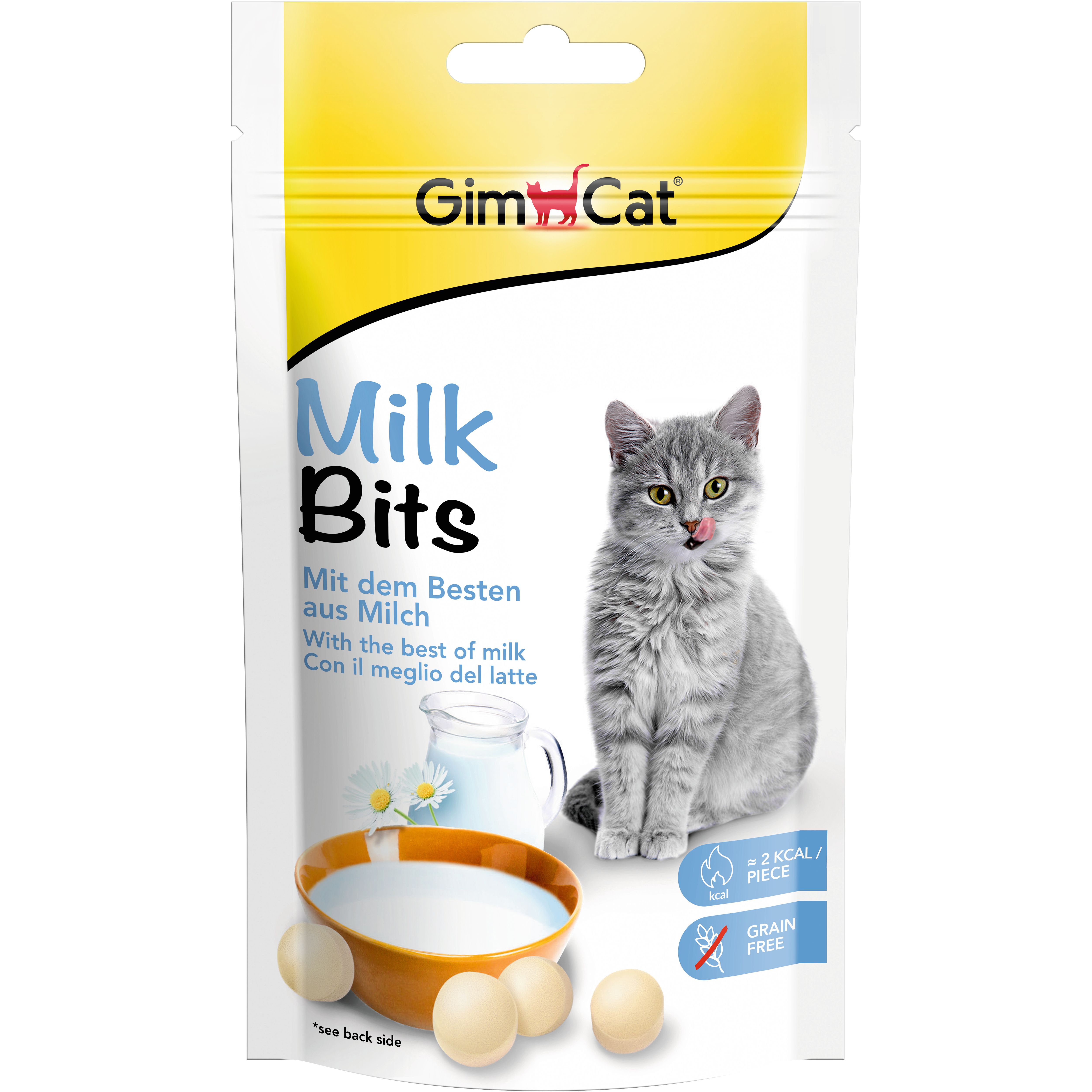 Ласощі для котів GimCat Milk Bits вітамінізовані з молоком 40 г (G-418735) - фото 1