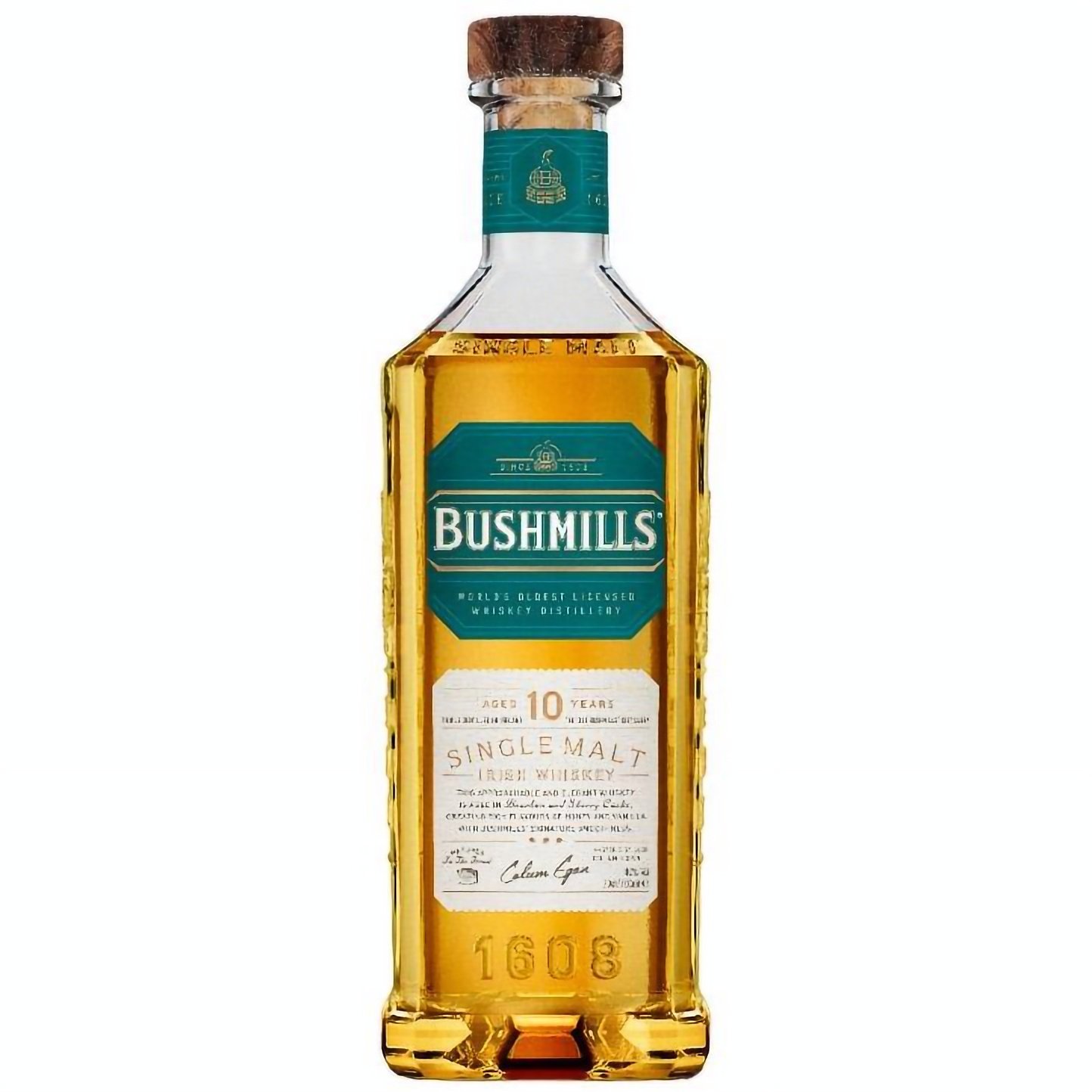 Виски Bushmills Single Malt 10 лет выдержки 40% 0.7 л в тубусе - фото 2