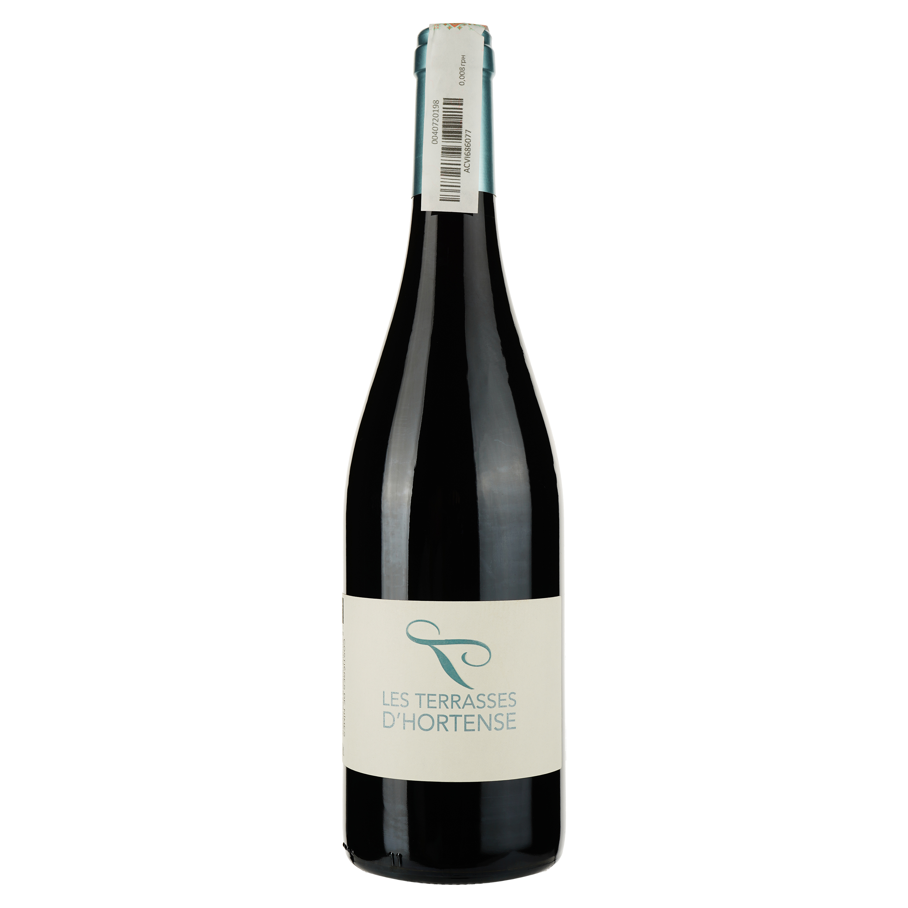 Вино Les Terrasses d'Hortense IGP Gard Rouge, 0,75 л, 13,5% (695223) - фото 1
