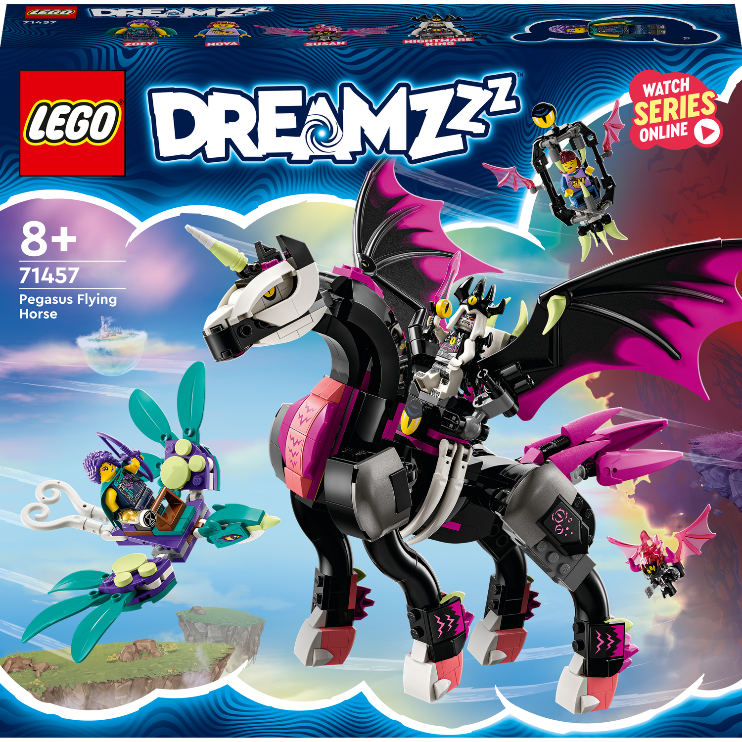 Конструктор LEGO DREAMZzz Летючий кінь Пегас 482 деталі (71457) - фото 1