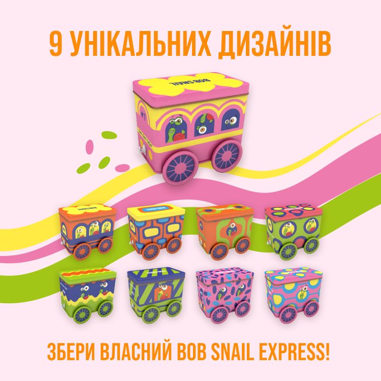 Набор сладостей Bob Snail Snack Track с игрушкой и стикером - фото 2