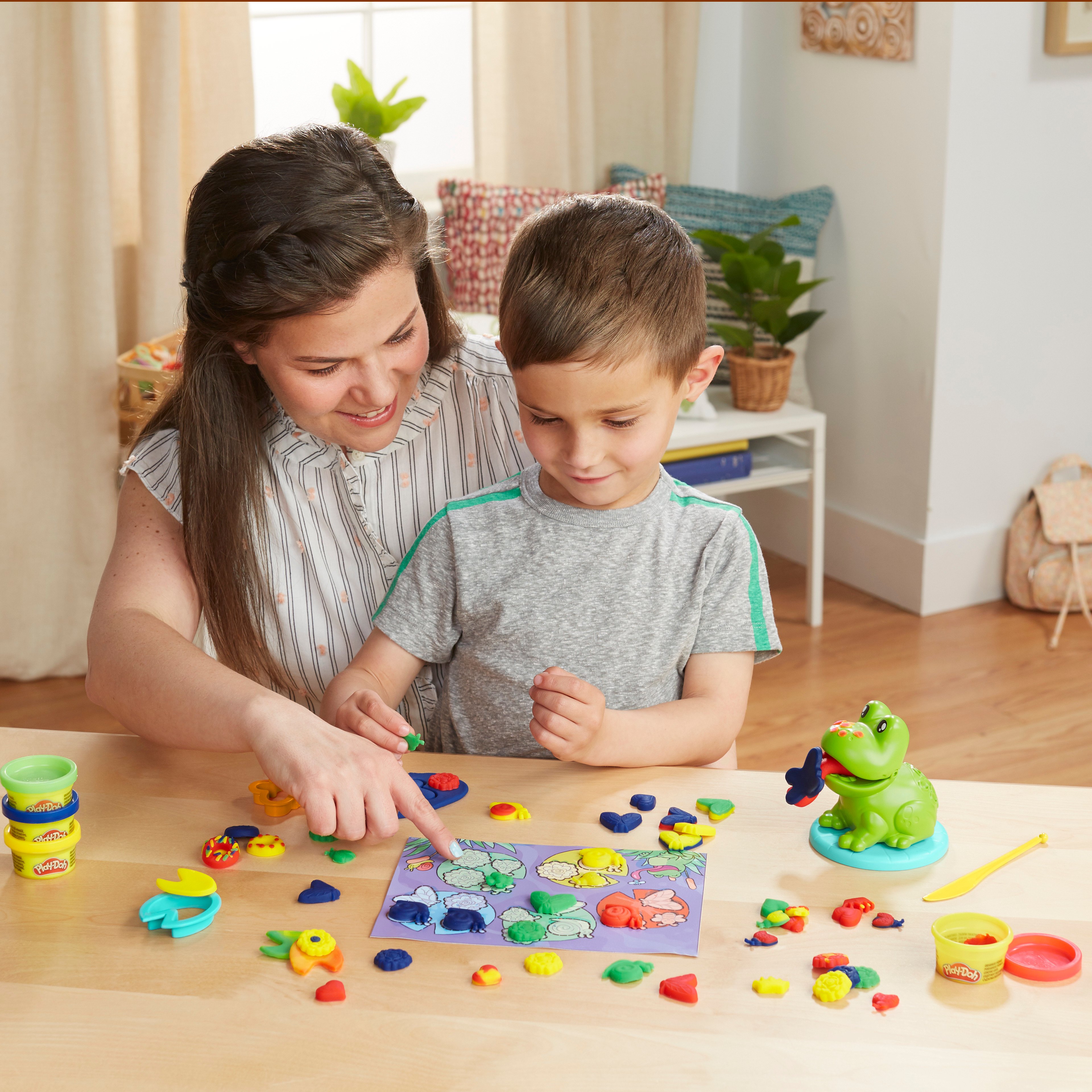 Набор для творчества с пластилином Play-Doh Лягушка и цвета (F6926) - фото 5