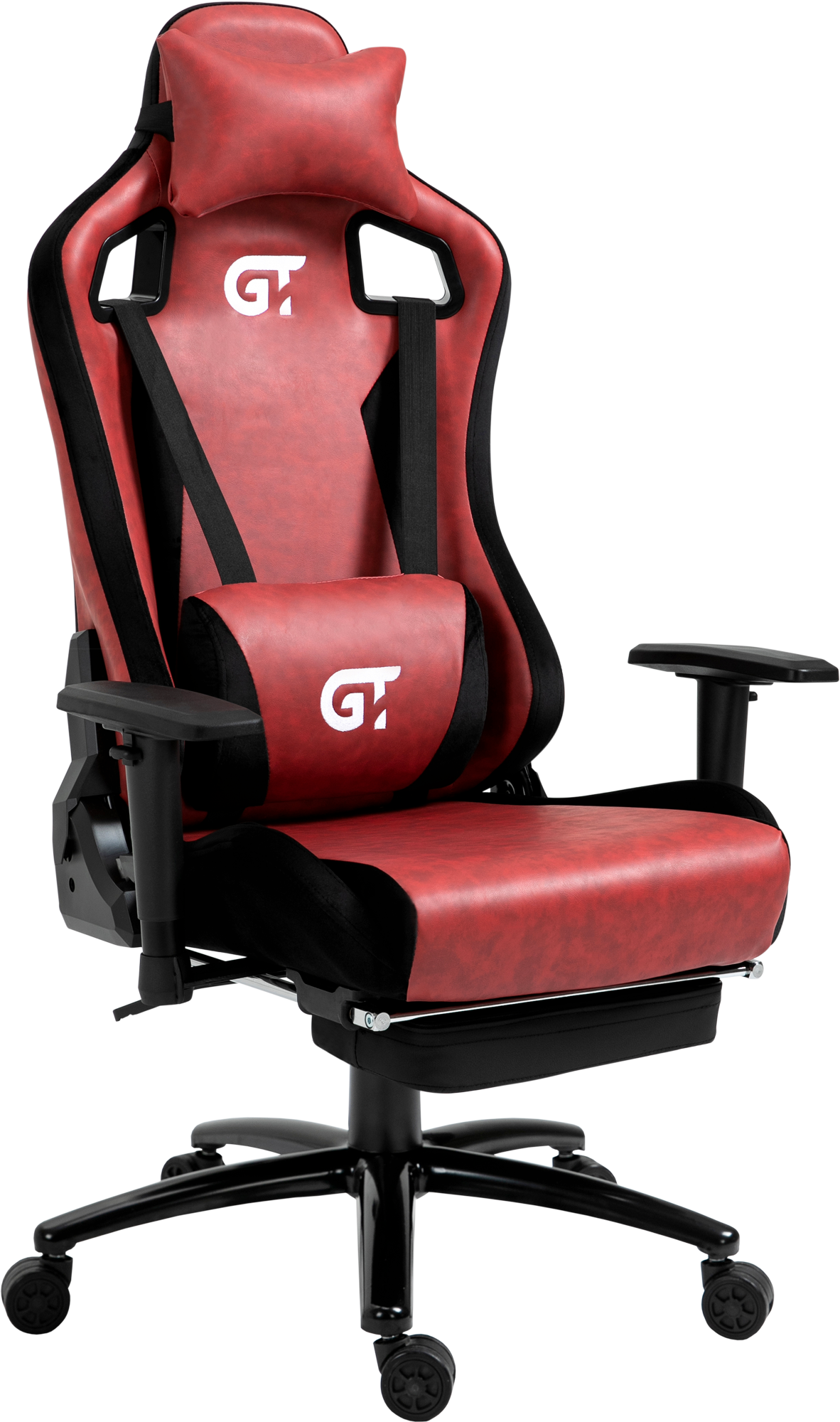 Геймерське крісло GT Racer чорне з червоним (X-5107 Black/Coral) - фото 5
