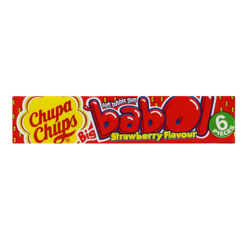 Жевательная резинка Chupa Chups Big Babol со вкусом клубники, 27,6 г (931754) - фото 1