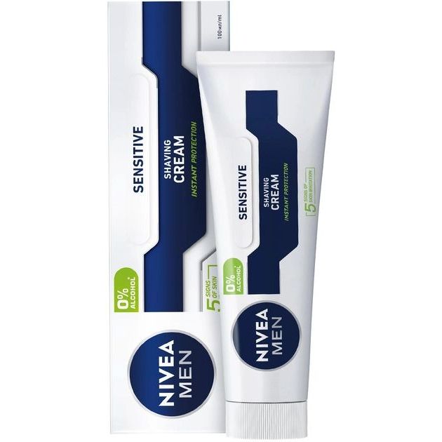 Крем для гоління Nivea Men для чутливої шкіри, 100 мл - фото 1