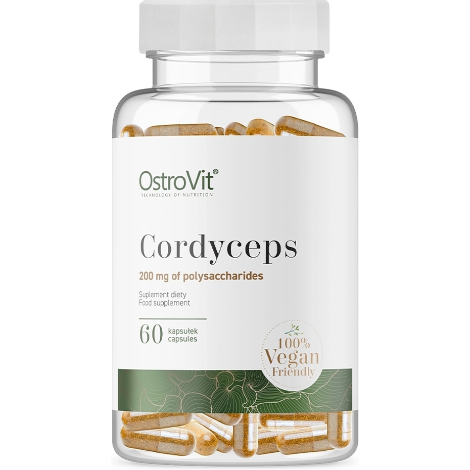Натуральная добавка OstroVit Cordyceps VEGE 60 капсул - фото 1
