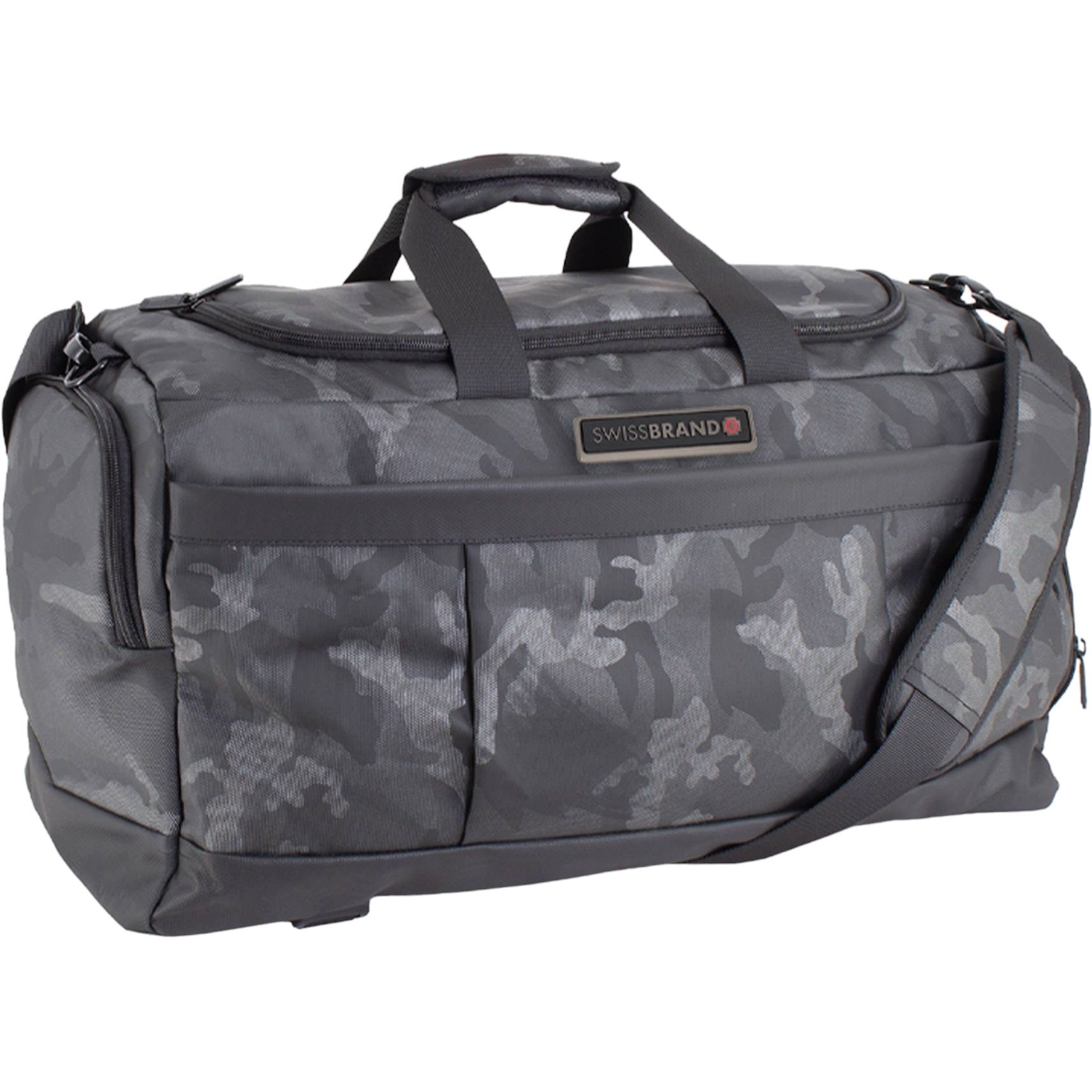 Сумка дорожня Swissbrand Boxter Duffle Bag 46 Dark Camo (SWB_DBBOX) - фото 1