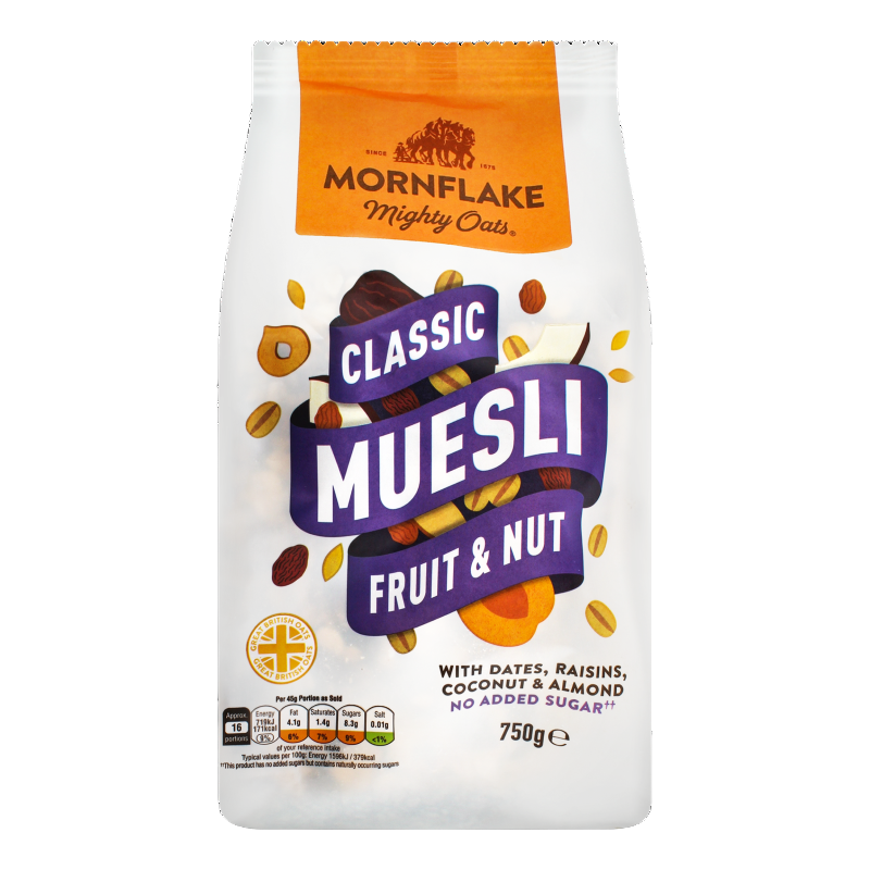 Мюсли Mornflake Classic с фруктами и орехами 750 г (801066) - фото 1