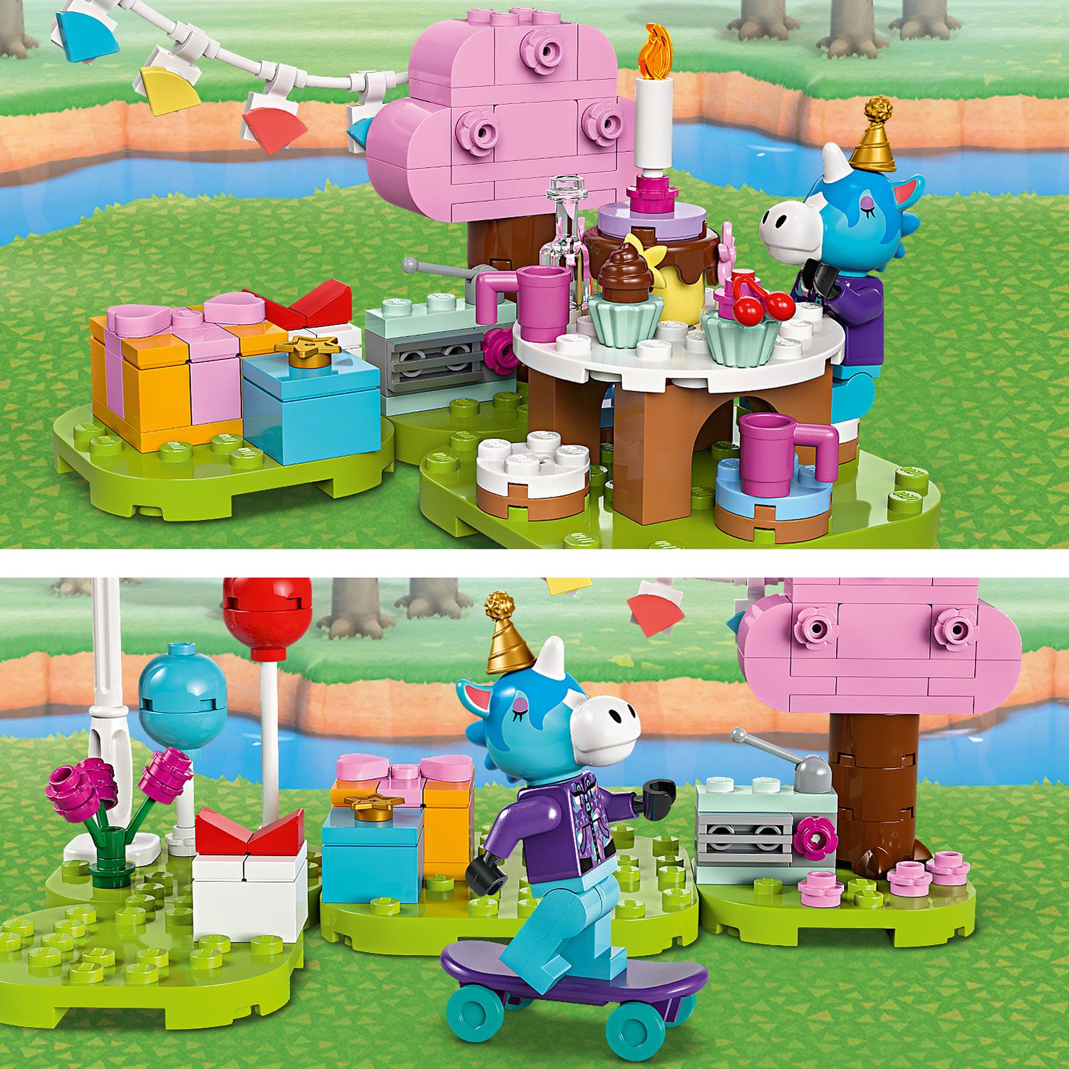 Конструктор LEGO Animal Crossing Вечірка з нагоди дня народження Julian 170 деталей (77046) - фото 8