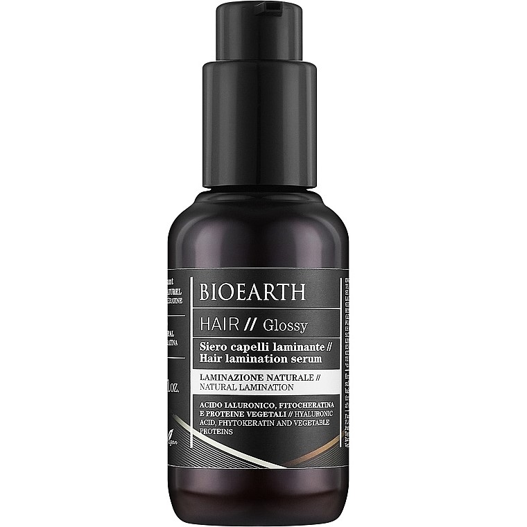 Ламинировочная сыворотка для блеска волос Bioearth Glossy Hair Lamination Serum 100 мл - фото 1