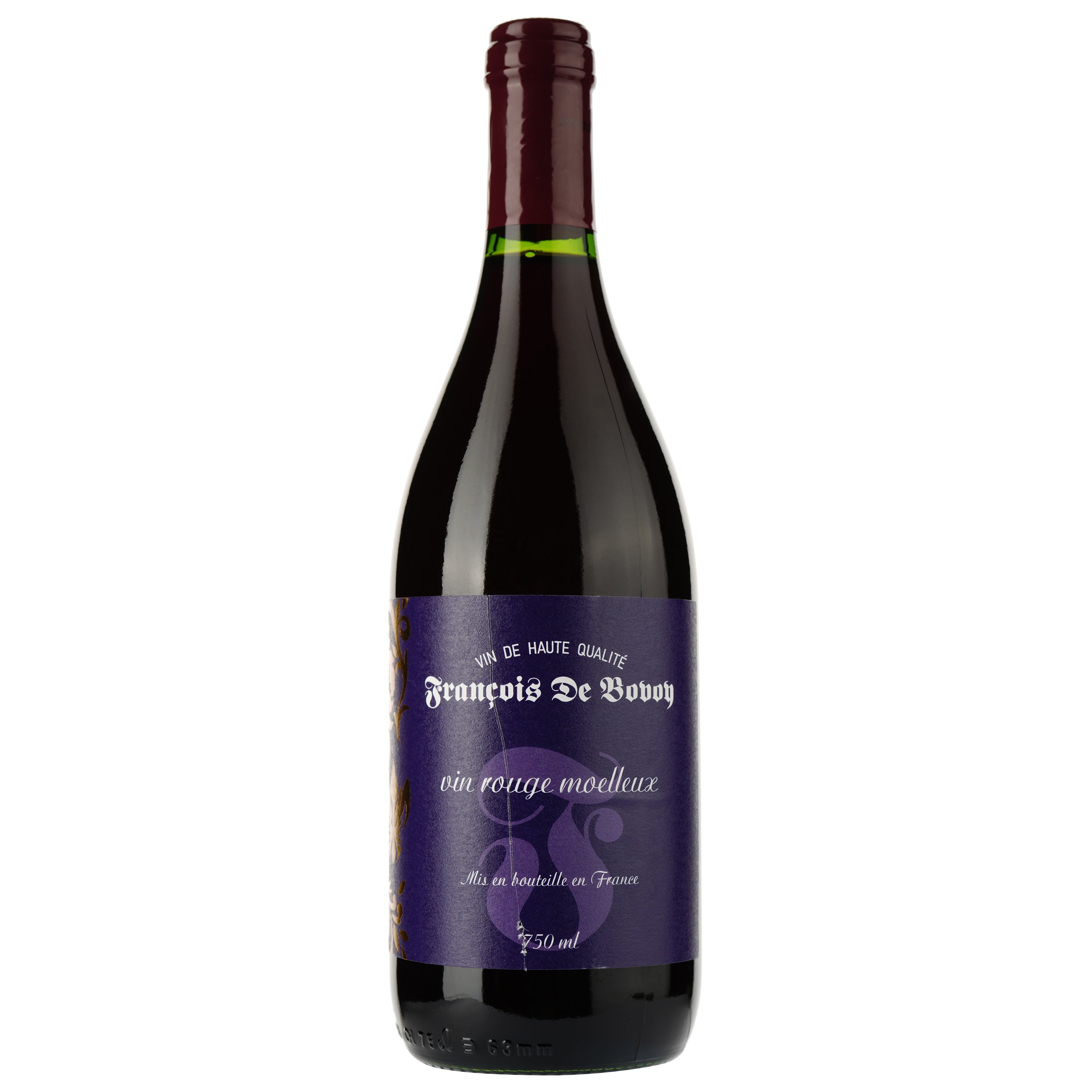 Вино Francois de Bovoy Rouge Moelleux, красное, полусладкое, 0,75 л (911720) - фото 1