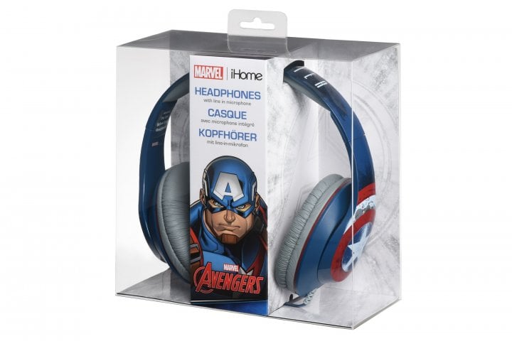 Навушники eKids/iHome Marvel Captain America Mic (VI-M40CA.11XV7) - фото 3