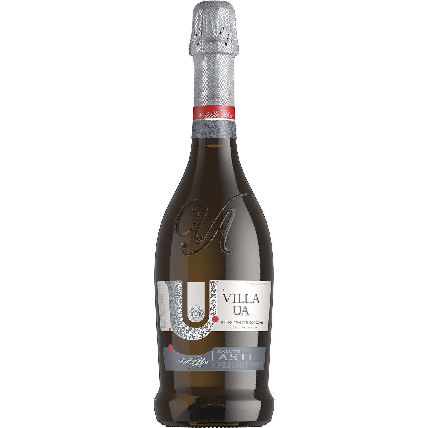 Ігристе вино Villa UA Asti біле напівсолодке 0.75 л - фото 1