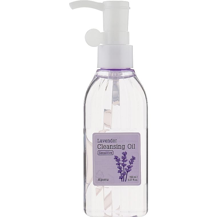 Гідрофільна олія для обличчя A'PIEU Lavender Cleansing Oil з лавандою, 150 мл - фото 1