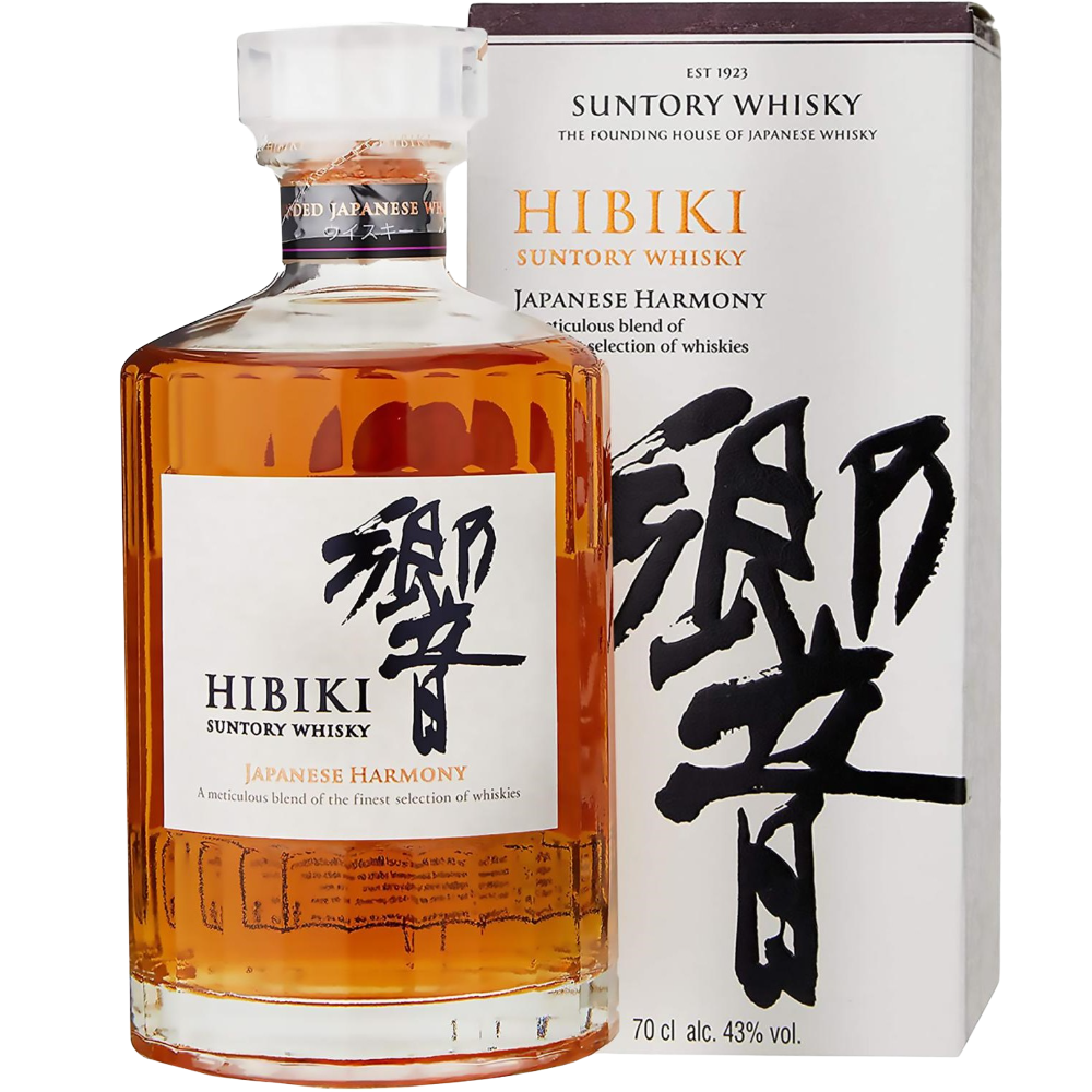 Віскі Suntory Hibiki Japanese Harmony Blended Japan Whisky, 43%, 0,7 л - фото 1