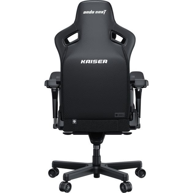 Кресло игровое Anda Seat Kaiser 3 Pro Size XL Black Fabric - фото 6