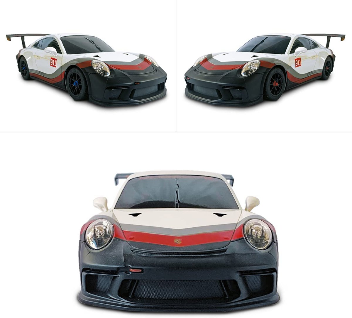 Автомодель на радиоуправлении Mondo Porsche 911 Gt3 Cup 2020 R/C 1:18 белый (63535) - фото 4