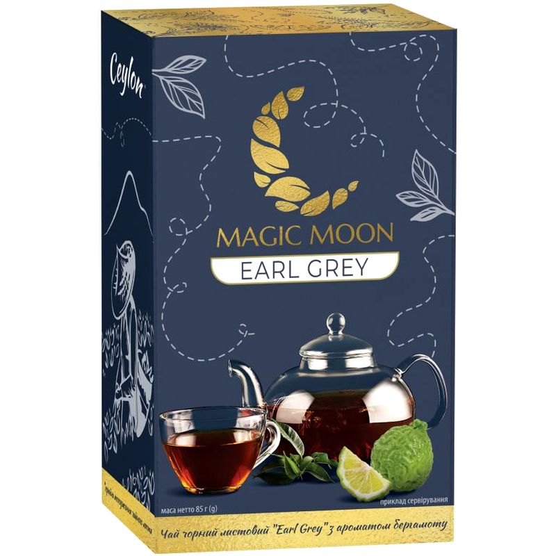 Чай черный Magic Moon Earl Grey листовой 85 г - фото 1